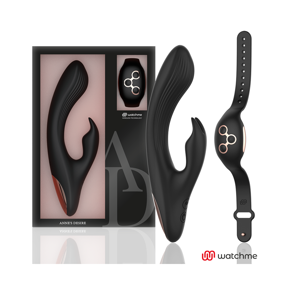 Anneâ´S Desire Black/Gold Anne's Desire - Rabbit Remote Control Technology Watchme