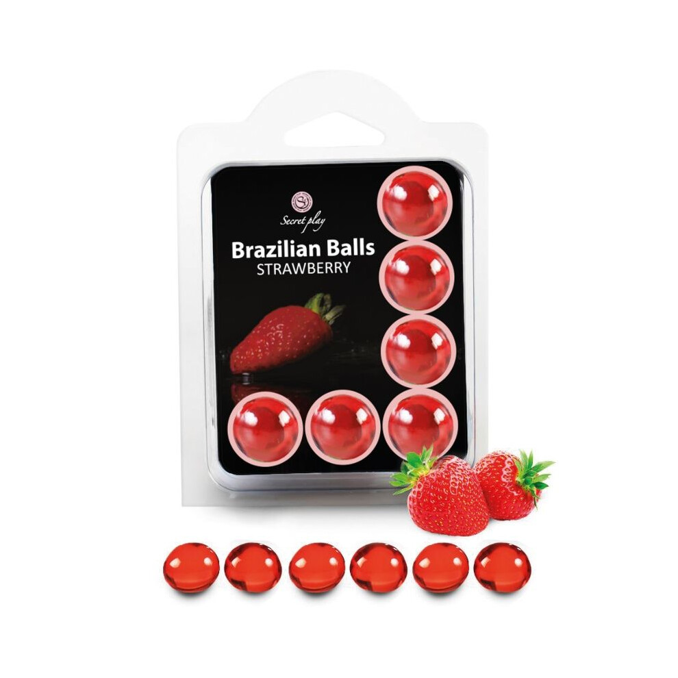 Secretplay Cosmetic Secretplay - Set 6 Brazilian Balls Strawberry