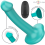 INTENSE - KATIE VIBRATOR WITH SUCTION CUP 10 VIBRATIONS BLUE REMOTE CONTROL 1