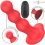 INTENSE - CODY VIBRATOR WITH SUCTION CUP RED REMOTE CONTROL 1