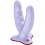 FUN FACTORY - RYDE DOUBLE DILDO PURPLE 1