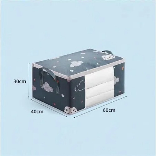 Large Clothes Storage Bag Organizer Foldable Zip
