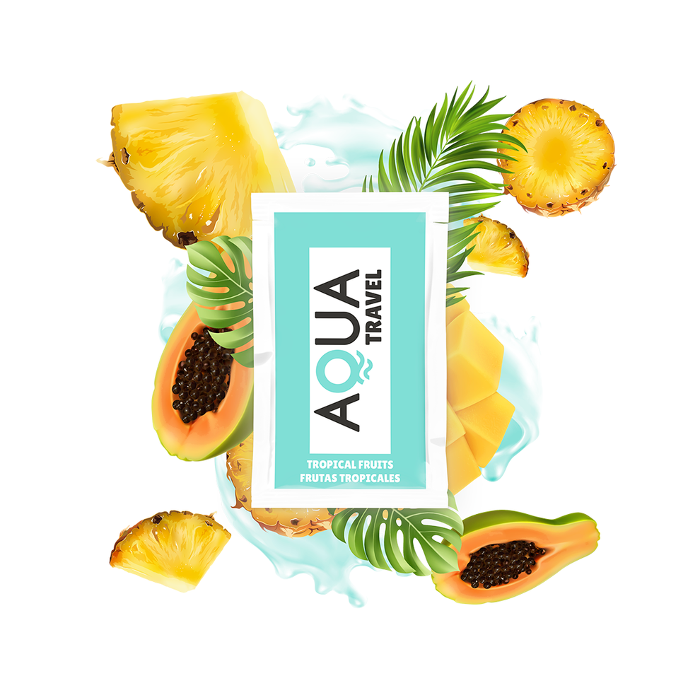Aqua Travel - Tropical Fruits Flavour Waterbased Lubricant 6 Ml