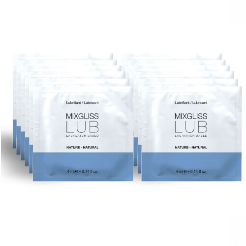 MIXGLISS - NATURAL WATER-BASED LUBRICANT 12 SINGLE DOSE 4 ML
