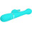 PRETTY LOVE - DEJON RABBIT VIBRATOR 3 IN 1 MULTIFUNCTION AQUA GREEN 4