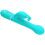 PRETTY LOVE - DEJON RABBIT VIBRATOR 3 IN 1 MULTIFUNCTION AQUA GREEN 5