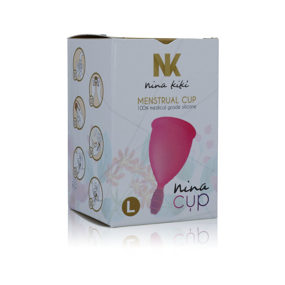 Nina Kikã Pink - Menstrual Cup - Size L