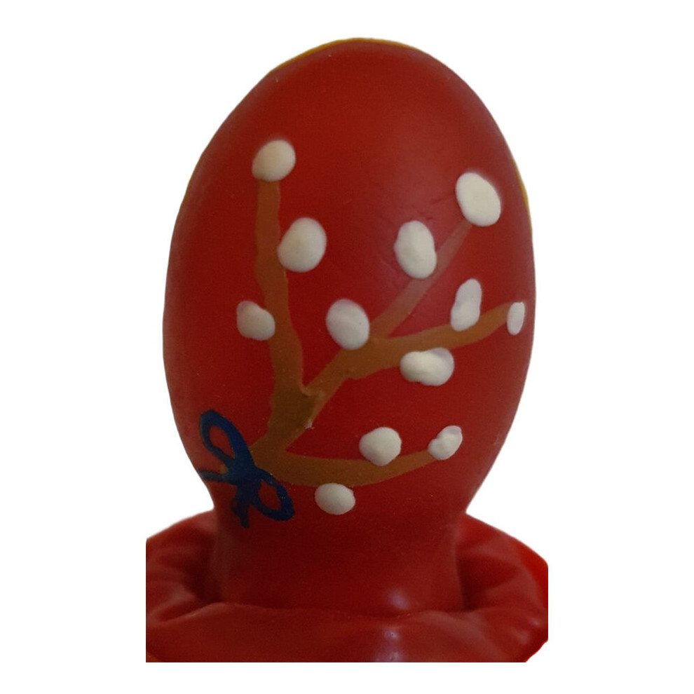 Condomerie Red - Handpainted Novelty Condoms Easter Egg