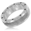 METAL HARD - METAL RING FOR PENIS AND TESTICLES 55MM 1