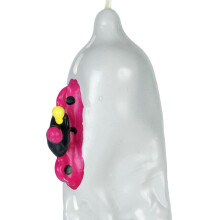 CONDOMERIE - HANDPAINTED NOVELTY CONDOMS MOTORBIKE XL