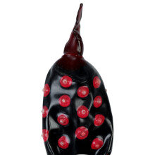 CONDOMERIE - HANDPAINTED NOVELTY CONDOMS BLACK FAKIR XL