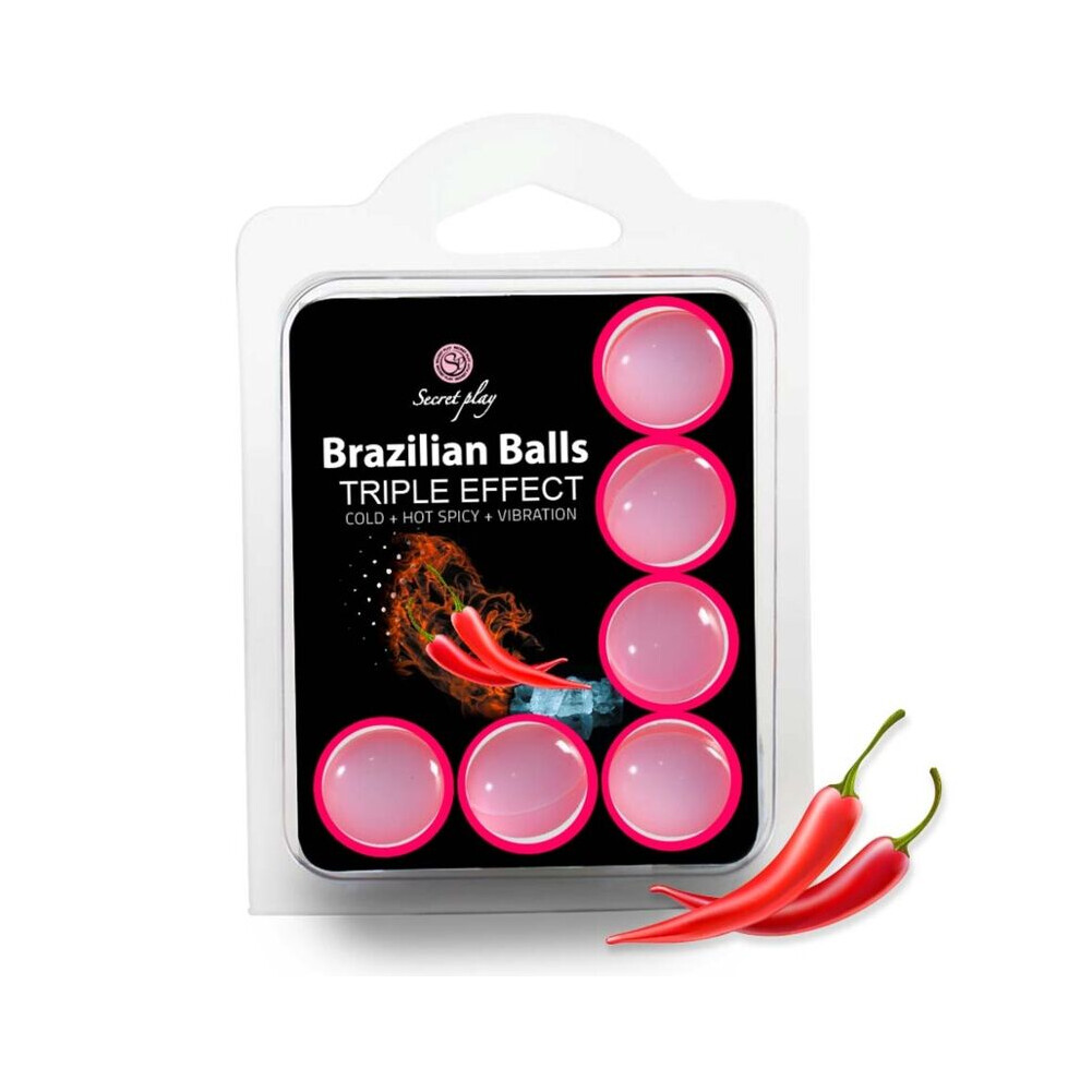 Secretplay Cosmetic Secretplay - Set 6 Brazilian Balls Triple Effect