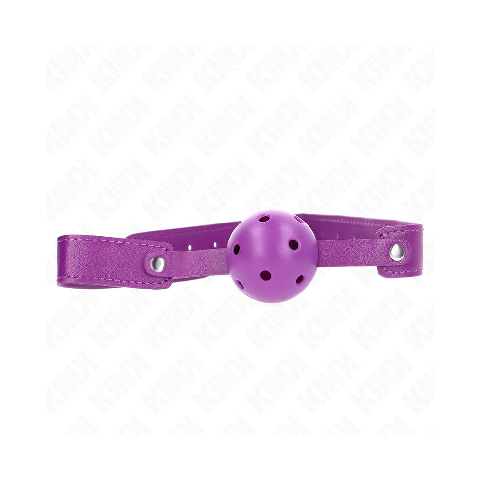 Kink Collar & Gag Purple Kink - Breathable Ball 4.5 Cmgag 65 X 2.5 Cm