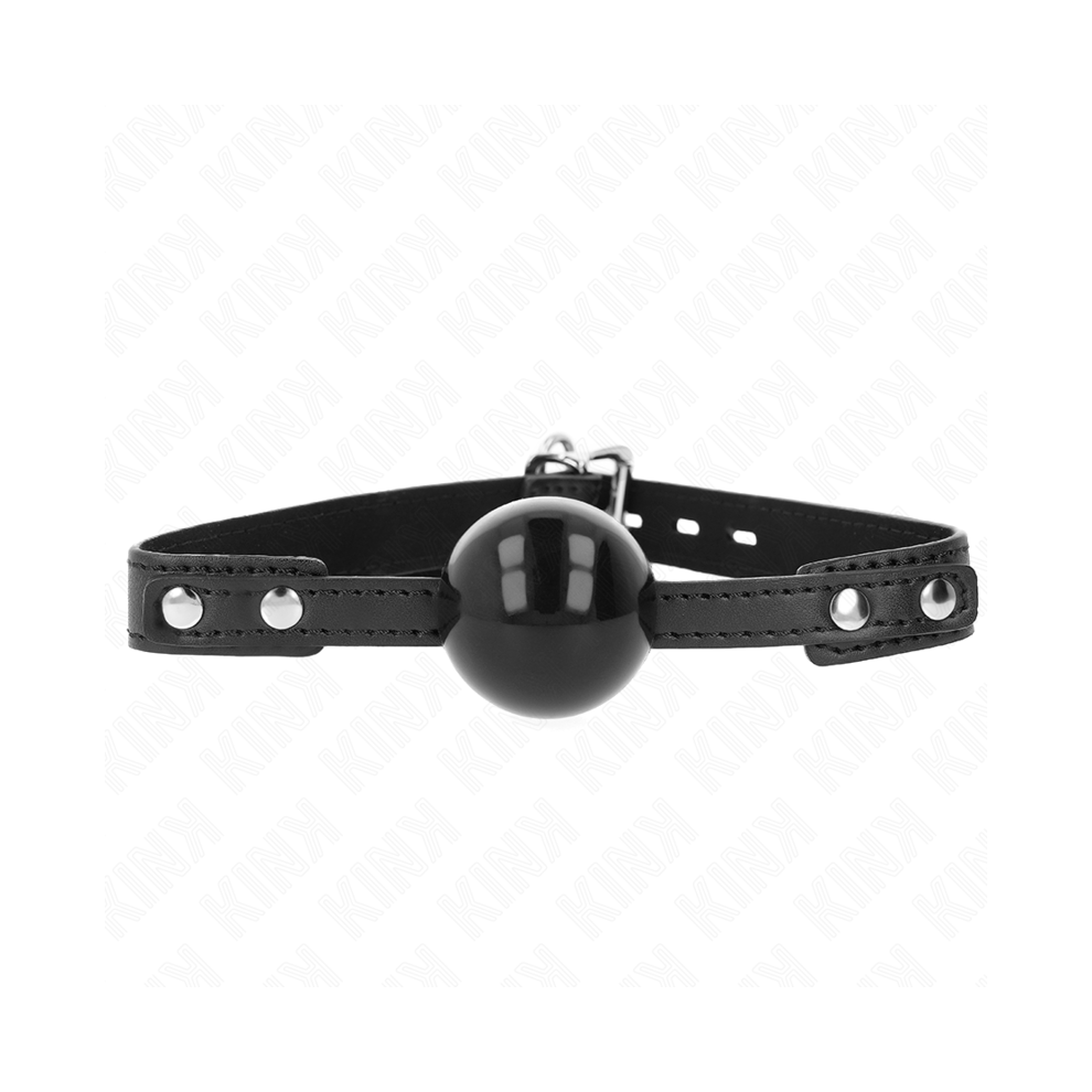Kink Collar & Gag Kink - Soft Tpe Ball 4 Cm Gag Model 3 60 X 2 Cm Adjustable 37-52 Cm