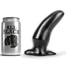 Helt Sort Dildo På Klem 13 cm