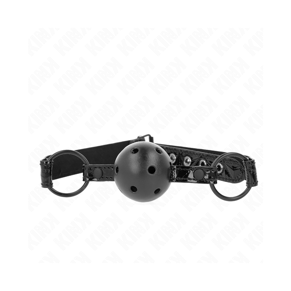 Kink Collar & Gag Kink - Diamond Pattern Ball 4.5 Cm Gag Model 3 64.5 Cm Adjustable 42-60 Cm
