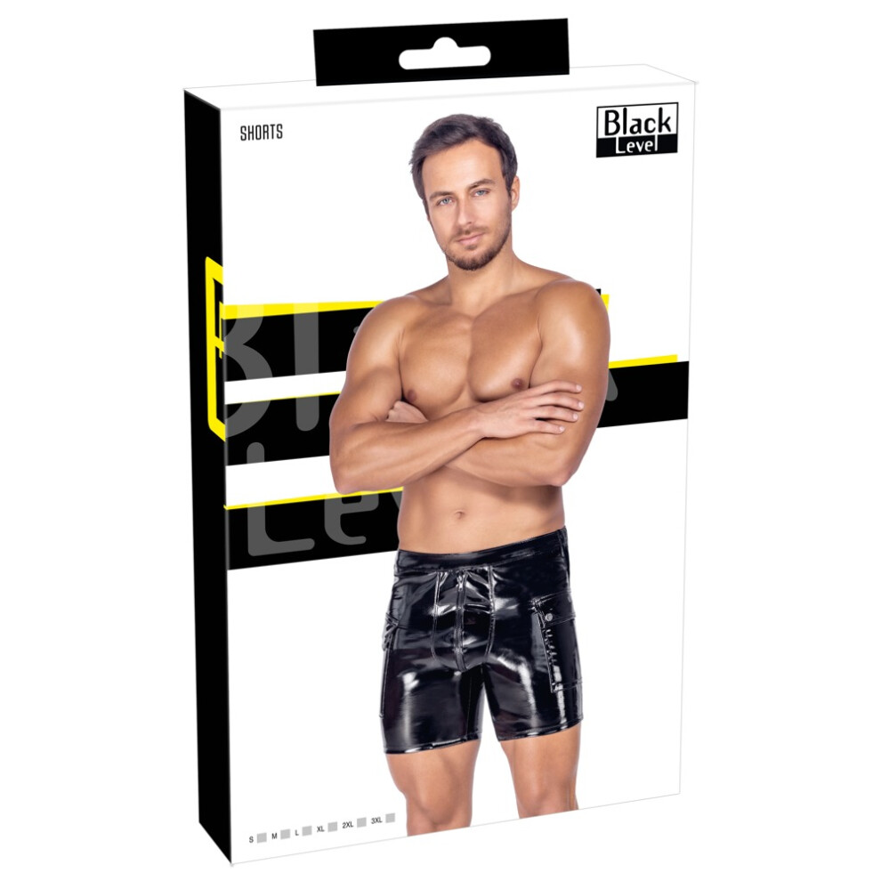 Black Level Vinyl Shorts S