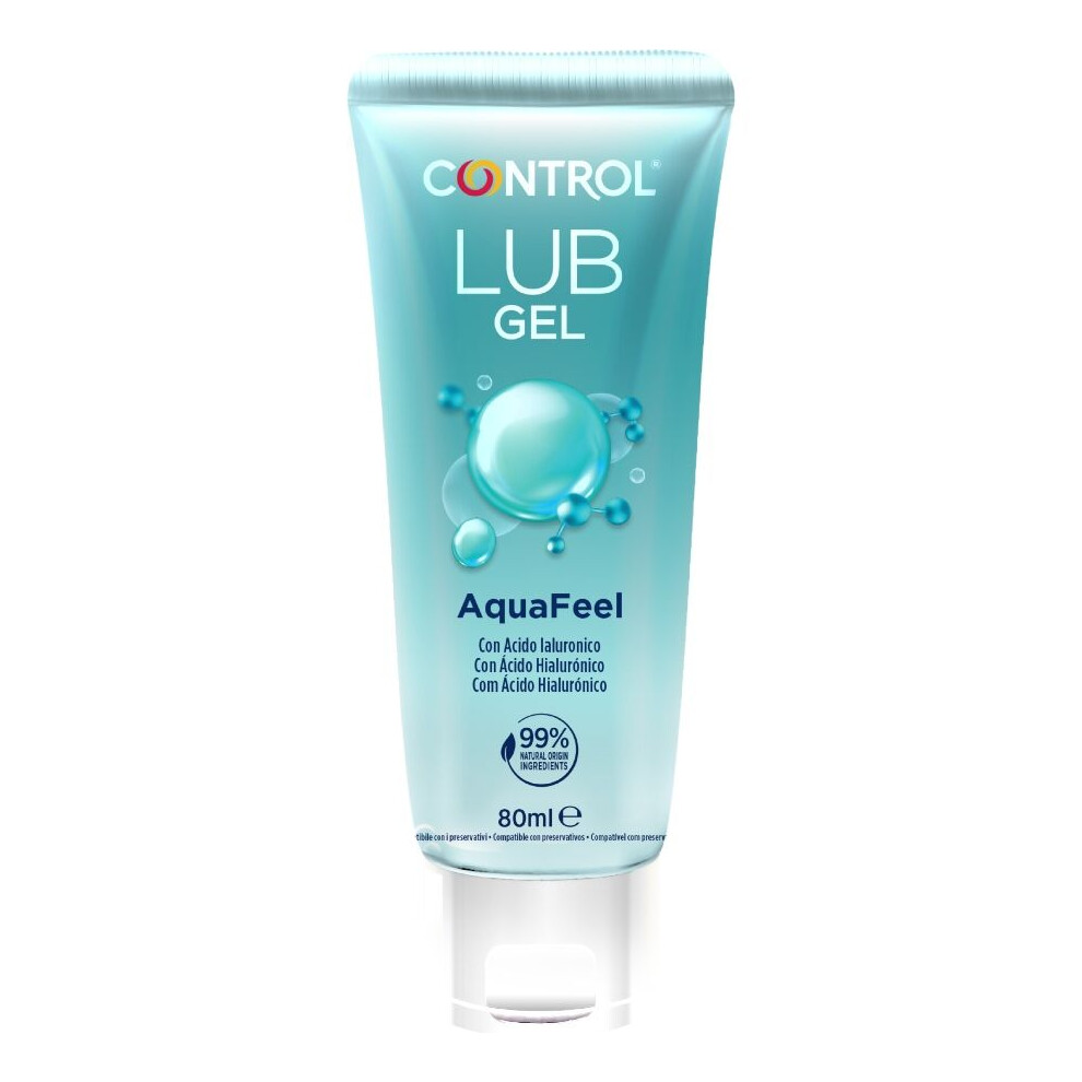 Control Lubes Control - Aquafeel Lubricant With Hyaluronic Acid 80 Ml