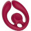 SNAIL VIBE - GIZI DUO COUPLES STIMULATOR REMOTE CONTROL BURGUNDY 1