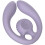 SNAIL VIBE - GIZI DUO COUPLES STIMULATOR REMOTE CONTROL LILAC 1