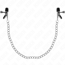 KINK - FLAT CHAIN NIPPLE CLAMPS SILVER 34 CM