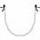 KINK - FLAT CHAIN NIPPLE CLAMPS SILVER 34 CM 1