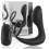 BLACK&SILVER - REMOTE CONTROL ANAL MASSAGER RECHARGEABLE SILICONE BLACK 1