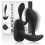 BLACK&SILVER - DWAYNE ANAL PLUG SILICONE REMOTE CONTROL 1