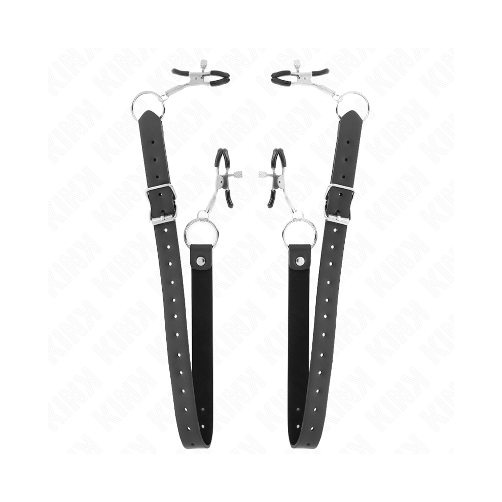 Kink Nipple Grip Kink - 4 Clit Clamps Adjustable 34-48 Cm