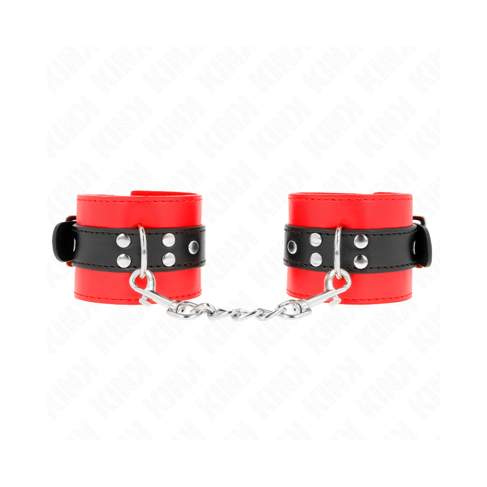 Kink Wrist Restraint Red/Black Kink - Wrist Restraints With Belt Adjustable 17-28 Cm X 6 Cm