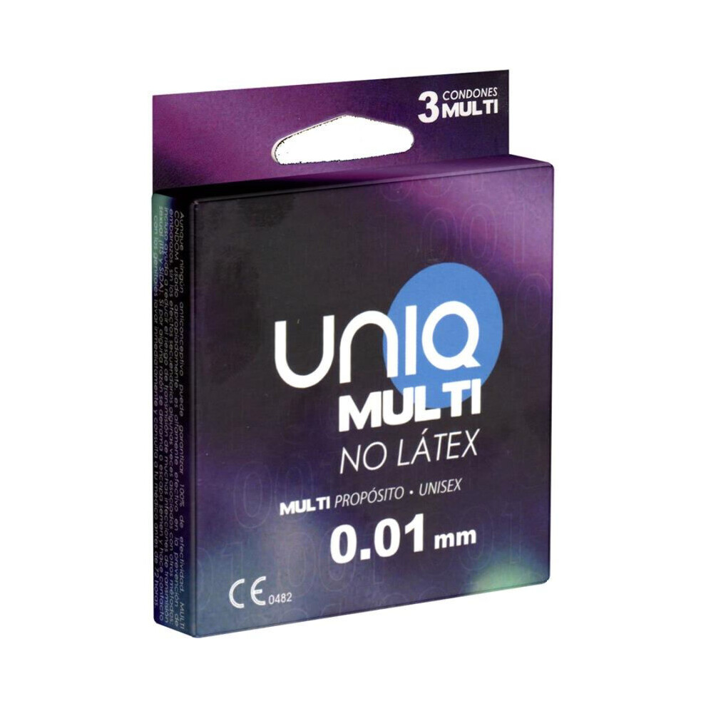 Uniq - Multi Latex Free Condoms 3 Units