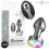 INTENSE - VIBRATING METAL ANAL PLUG WITH LED LIGHTS AND REMOTE CONTROL - SIZE S 1