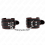 KINK - WRIST RESTRAINTS BLACK WITH RED LINING ADJUSTABLE 20-28 CM X 5.5 CM 1