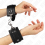 KINK - LOCKABLE DUNGEON WRIST RESTRAINTS BLACK ADJUSTABLE 21-28 CM X 5.5 CM 1