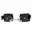 KINK - WRIST RESTRAINTS-SINGLE RIVET ROW BLACK ADJUSTABLE 17-28 CM X 5 CM 1