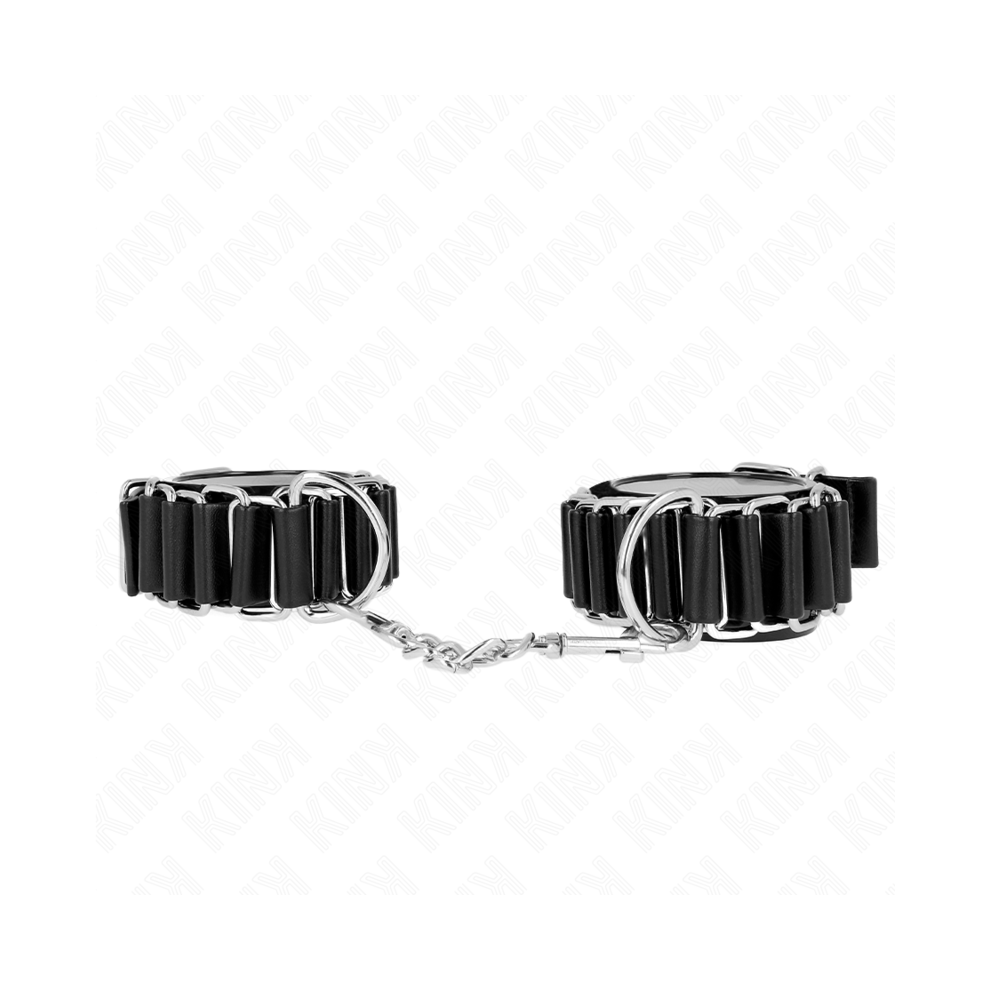 Kink Wrist Restraint Black Kink - Hinge-Like Thin Wrist Restraints Adjustrable 16-22 Cm X 3.5 Cm