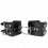 KINK - FIXED WRIST RESTRAINTS WITH RING AND STUDS ADJUSTABLE BLACK 17-22 CM X 6.5 CM 1