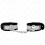 KINK - THIN WRIST RESTRAINTS BLACK / SILVER 30 X 4 CM 1