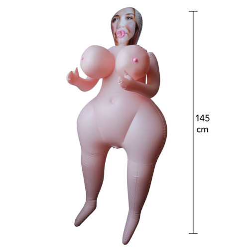 HIDDEN DESIRE - HEAVY HEATHER INFLATABLE DOLL 145 CM 1