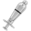 METAL HARD - METAL ANAL PLUG WITH LOCK 1