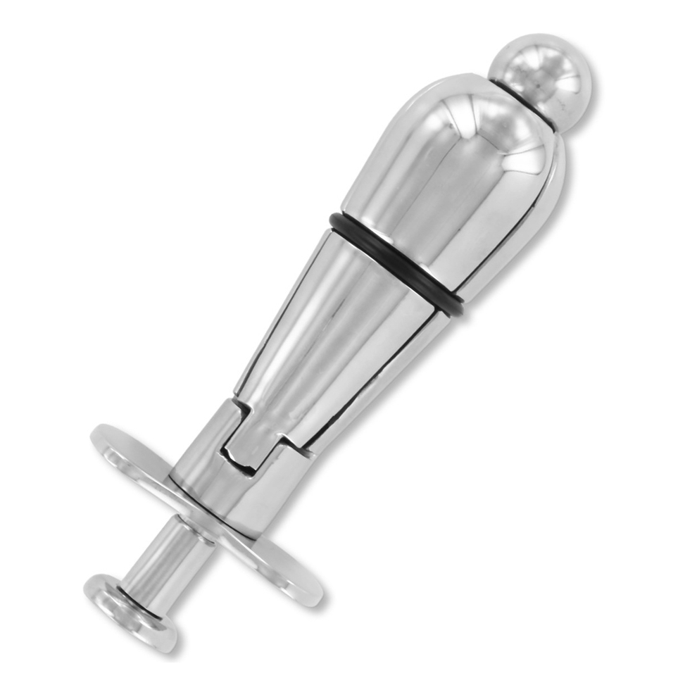 Metal Hard - Metal Anal Plug With Lock