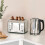 Hamilton Beach Hamilton Beach Rise Polished Kettle & 4 Slice Toaster Bundle 4