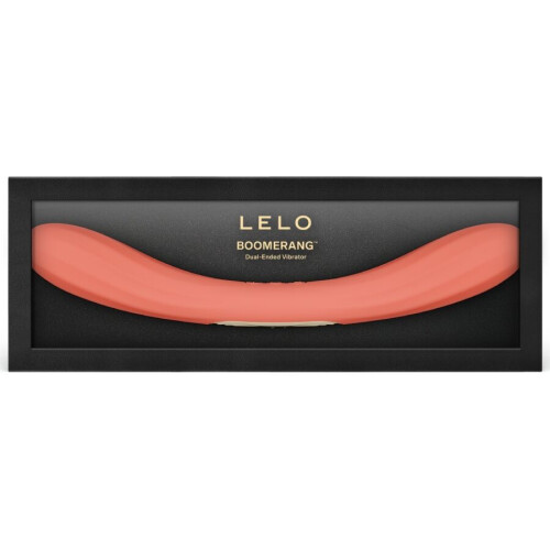 LELO LELO - BOOMERANG DOUBLE ENDED VIBRATOR CORAL RED 2
