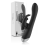 BLACK&SILVER - DJ. ADAM RECHARGEABLE SILICONE RABBIT STIMULATOR BLACK 1