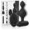 BLACK&SILVER - TUCKER SMALL SILICONE ANAL PLUG REMOTE CONTROL 1