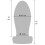 HIDDEN DESIRE - EXTREME HEAVY ANAL STRETCHER PLUG LARGE 4