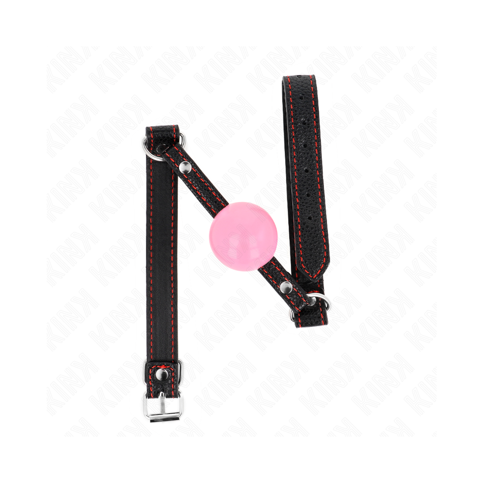 Kink Collar & Gag Gold Kink - Rose Ball 4 Cm Gag 60 X 2 Cm