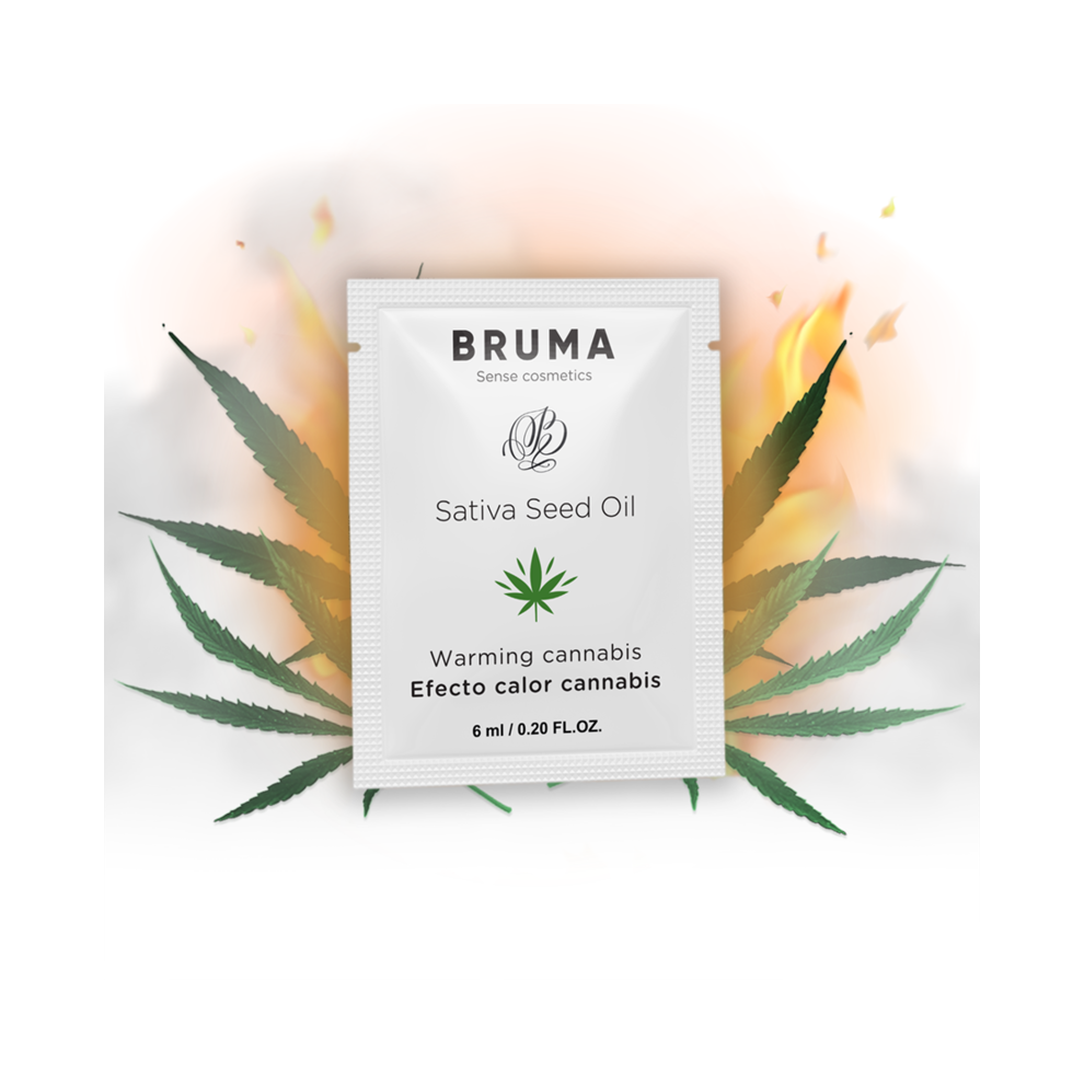 Bruma - Sativa Seed Oil Sliding Gel Warming Cannabis Flavor 6 Ml