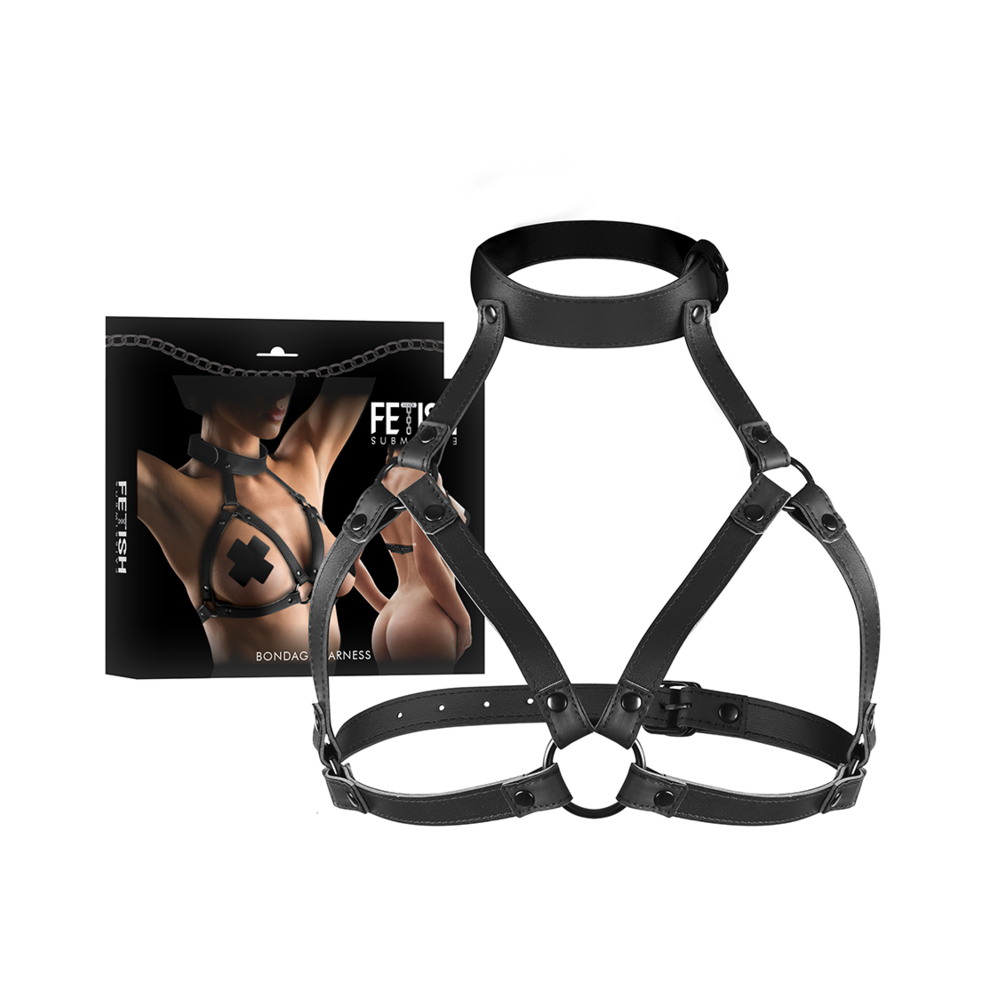 Fetish Submissive Bondage - Adjustable Chest Harness