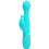PRETTY LOVE - DEJON RABBIT VIBRATOR 3 IN 1 MULTIFUNCTION AQUA GREEN 1